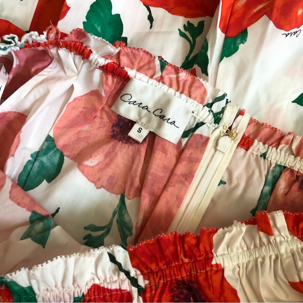 Cara Cara Floral Off-Shoulder Dress - Size Small - Picture 6 of 10